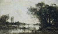 Peasants under the Trees at Dawn