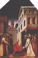 The Fire Miracle of Saint Peter Martyr