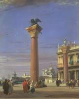View of the Piazzetta near the Square of St Mark, Venice