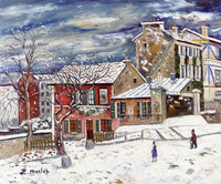 Village in Winter