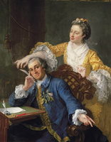 David Garrick and His Wife Eva-Maria Veigel
