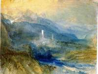 Hospenthal, Fall of St. Gothard, sunset