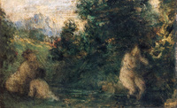 Three Bathers