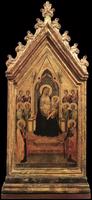 Madonna and Child Enthroned with Saints and Angels