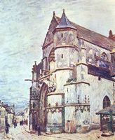 The Church at Moret after the Rain