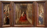 Virgin and Child with St Michael and St Catherine and a Donor