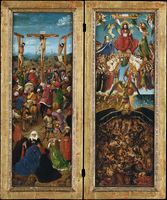 The Crucifixion and the Last Judgement Diptych