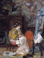 Model in the Studio of the Painter