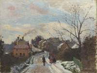 Fox Hill, Upper Norwood, London, under Snow