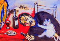 Man at table