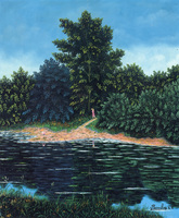 Woman on the Banks of the River