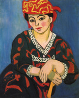 The Red Madras Headdress