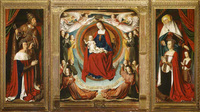 Madonna and Child in Glory Surrounded by Angels