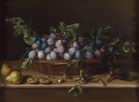Nature morte aux prunes