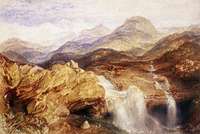 Falls near the Source of the Jumna in the Himalayas