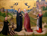 The Visitation (from the Life of the Virgin for the Ursulakirche, Cologne)