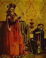 Abishai Kneeling before David (from the Heilspiegel Altar)