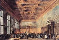 The Doge of Venice Giving Audience in the Sala del Collegio in the Doge’s Palace