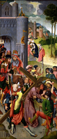 Triptych (detail left panel)