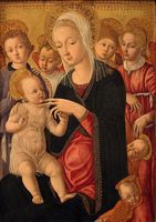 Madonna and Child with Angels and Cherubim