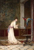 Lady with a Parrot