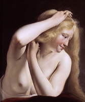 Jeune femme vue en buste