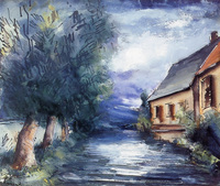 Three Willows by the Side of a River