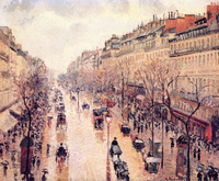 Boulevard Montmartre: Afternoon, in the Rain