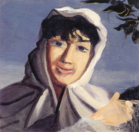 Portrait of a Woman in a Shawl