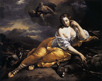 Callisto and Jupiter