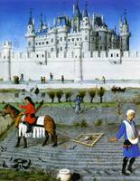 Les Tres Riches Heures du duc de Berry:  (detail from Octobre)