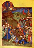 Les Tres Riches Heures du duc de Berry:  Adoration of the Kings
