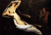 The Ghosts of Paolo and Francesca Appear to Dante and Virgil (Wallace)