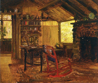 Interior of Camp at Cedar Swamp Pond, Matunuck, R.I.