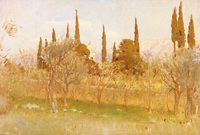 From the Garden of the American School, Athens