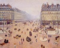 Avenue de l'Opera, Place du Theatre Francais: Misty Weather