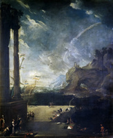 Landscape with Aeneas Leaving the Port of Carthage