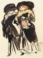 Two elegant ladies