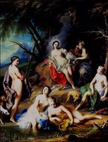 Diana Bathing with her Nymphs