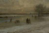 Winter Scene in Holland