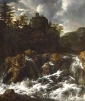 Landscape with Waterfall