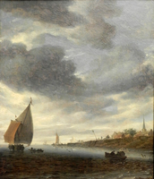 Binnen Lake with Sailing Boat