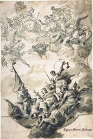 Design for a Ceiling, Venice Receiving Homage