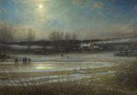 A Frosty Night: The Frozen Mill Pond