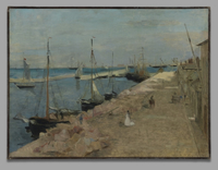 The Harbour at Cherbourg