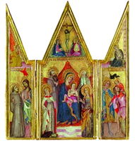 Madonna with Christ on the Throne