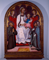 Madonna and Child with Two Angels, St Francis and St Louis of Toulouse
