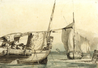 Shipping off the coast, near Dover
