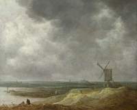 A Windmill by a River
