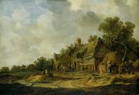 Peasant Cottages next to a Well